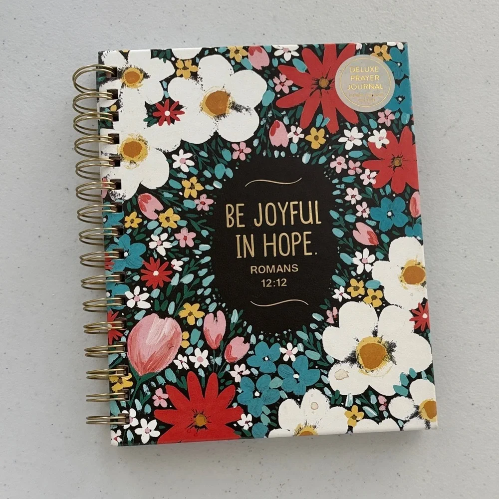 Deluxe Prayer Journal Spiral Bound with Stickers and Journaling Pages